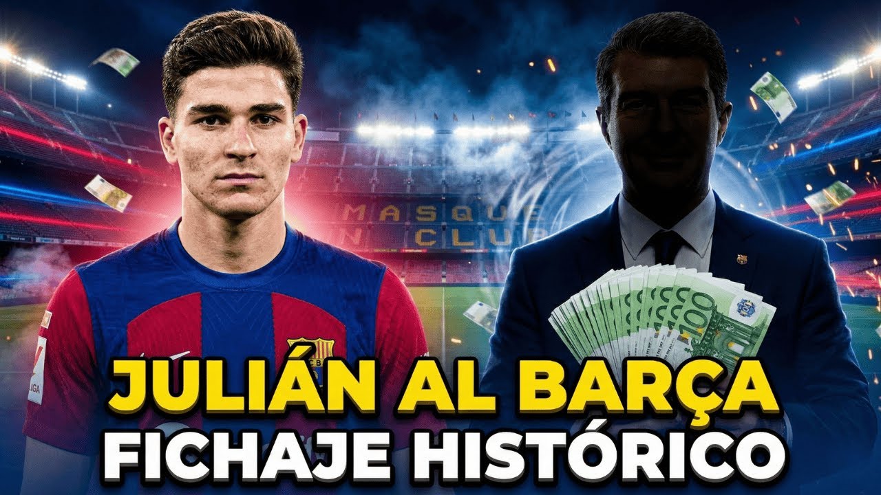 ⚠️⚡ JULIÁN ÁLVAREZ AL BARCELONA: EL GOLPE DE 100 MILLONES QUE SACUDE EL MERCADO MUNDIAL AHORA MISMO