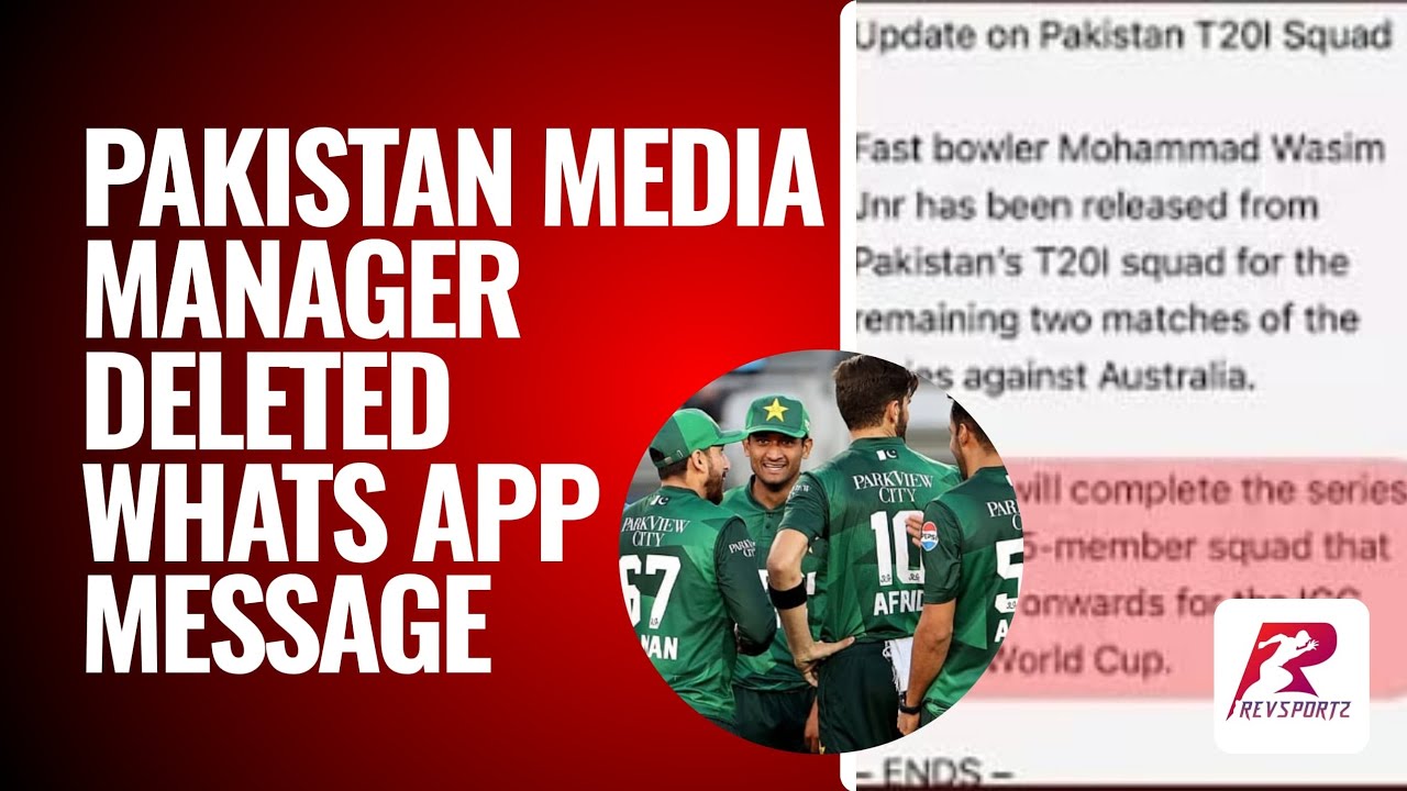 Viral WhatsApp Message from Pakistan media Manager. Why is it Deleted?