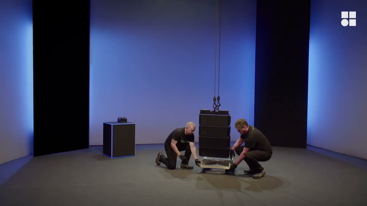 Учебное пособие по монтажу акустики серии CL. CCL 2. Верхний монтаж | d&b audiotechnik