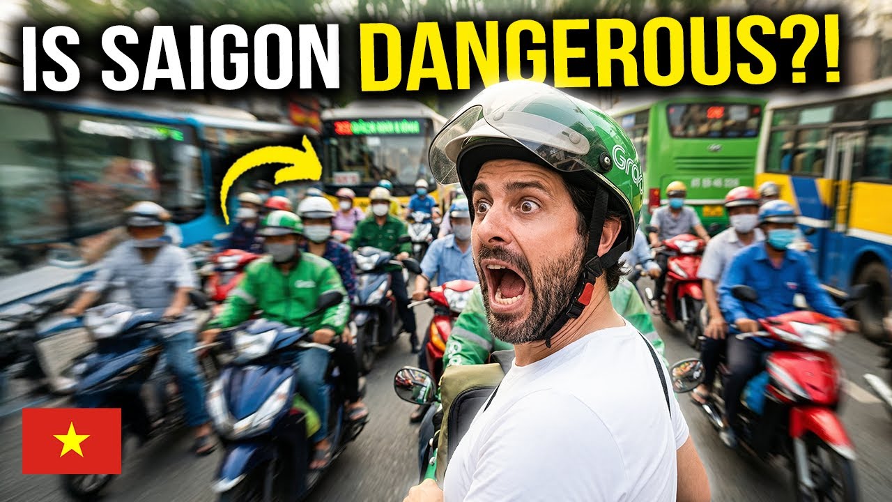 Хошимин — это хаос: я чуть не разбился в первый же день — Saigon Vlog