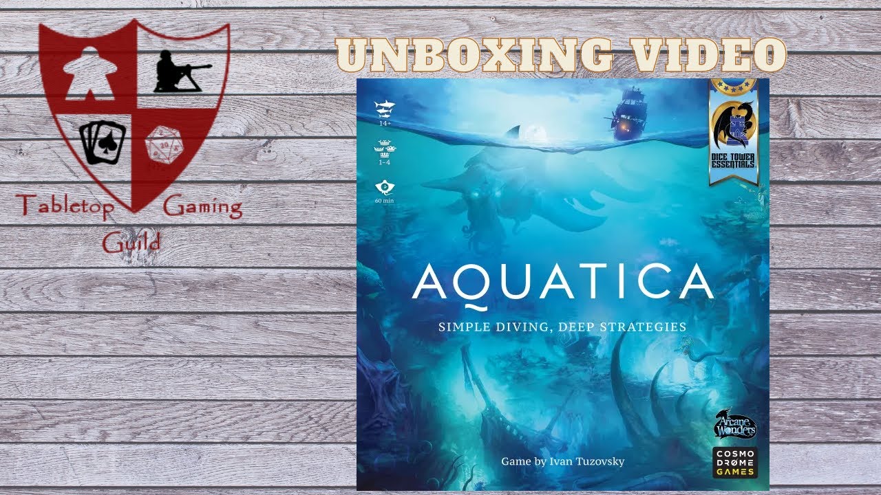 Aquatica Board Game Unboxing