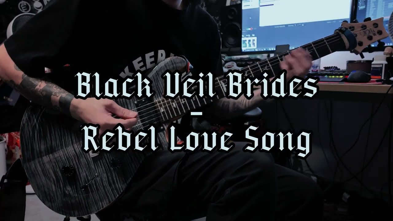 Black Veil Brides - Rebel Love Song (guitar cover)