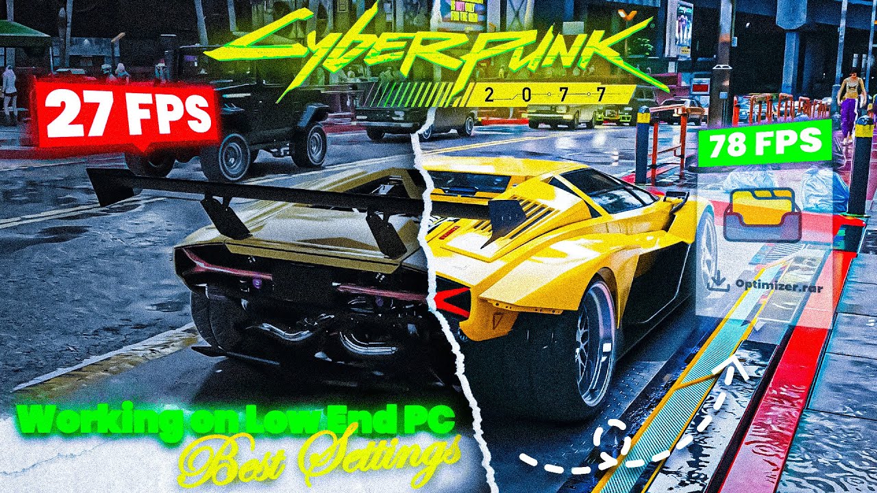 🔧How To Boost FPS In Cyberpunk 2077 ✅| Best Cyberpunk Settings For Low End PC - 2025