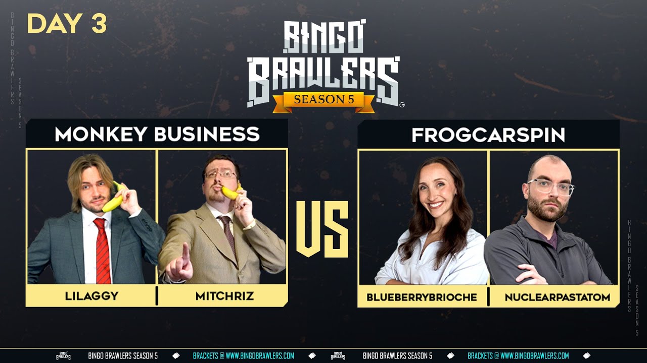 Elden Ring Bingo Season 5! Monkey business vs FrogCarSpin