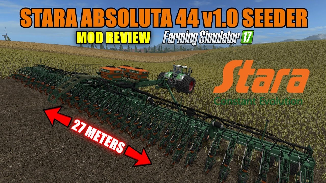 Farming Simulator 17 - Stara Absoluta 44 v1.0 Seeder 