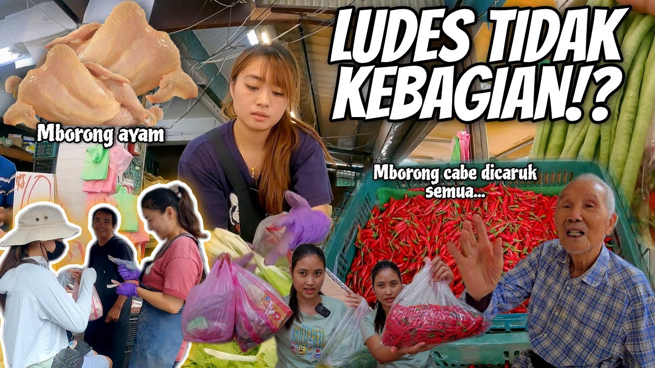 LUDES TIDAK KEBAGIAN⁉️ MBORONG DAGING DAN CABE PERSIAPAN SEBELUM TAIFONG