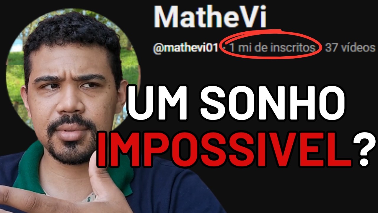 Será que um dia esse canal vai crescer?