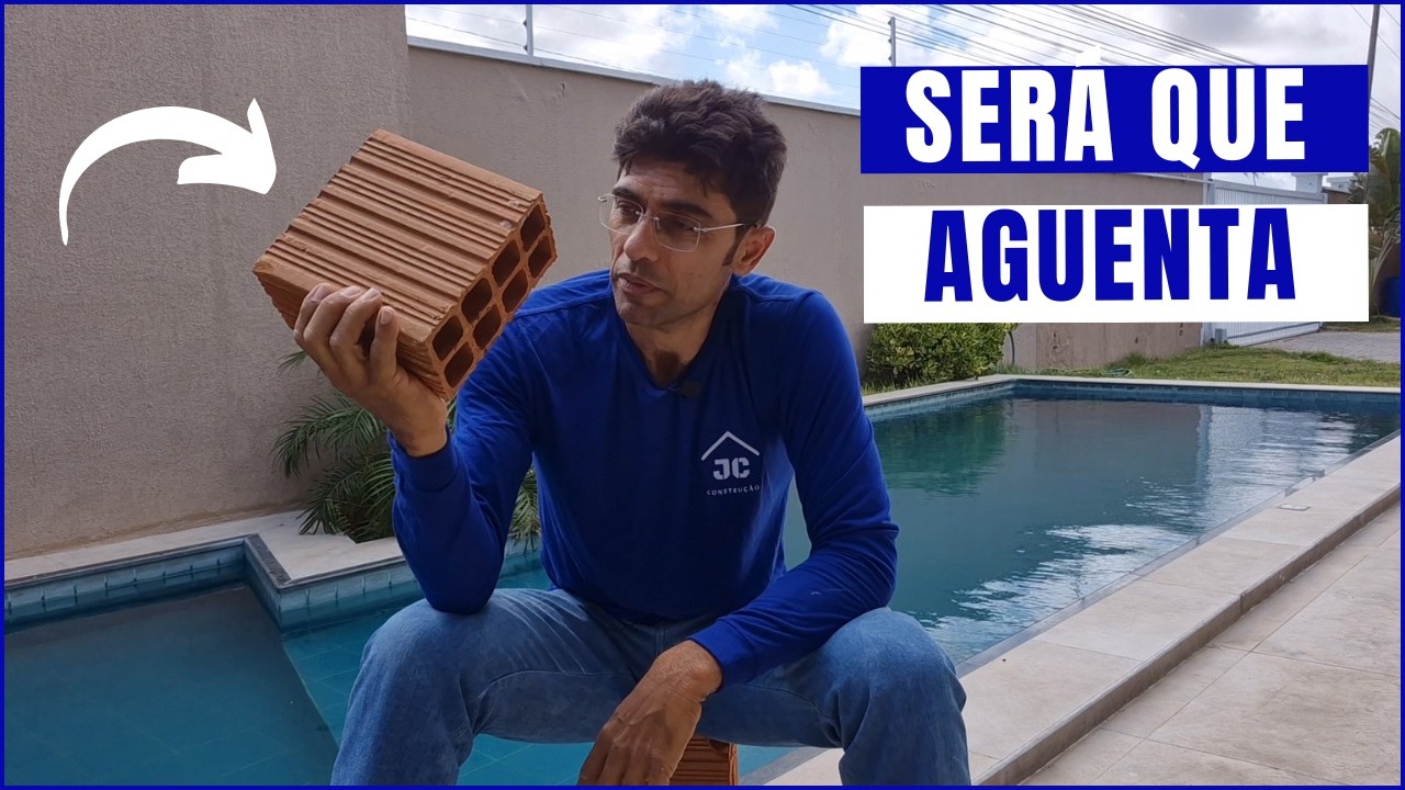 Pode usar bloco cerâmico para fazer piscina?