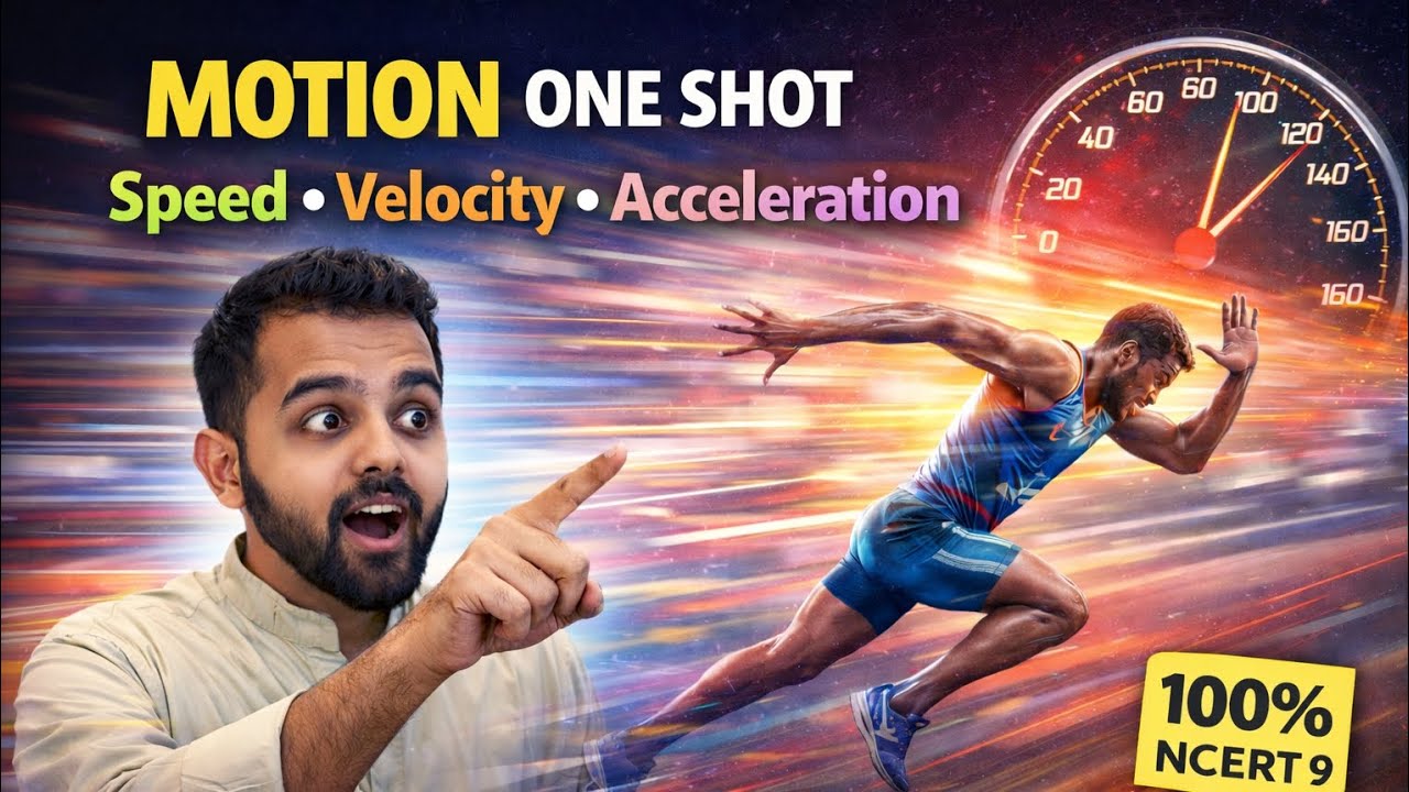 Motion One Shot Bangla | Class 9 Science | Speed Velocity Acceleration | 100% NCERT
