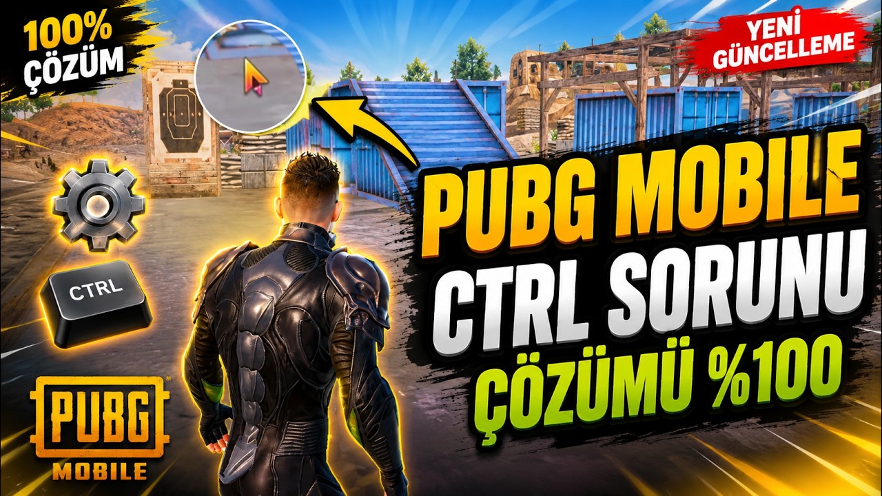 Pubg Mobile CTRL Kilitlememe Sorunu Çözümü %100
