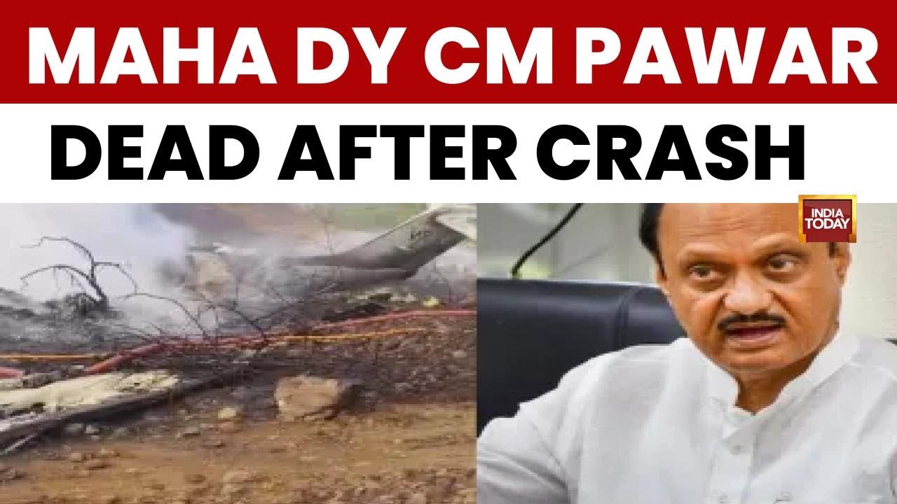 BREAKING: Maharashtra Deputy CM Ajit Pawar KILLED in Tragic Plane Crash in Baramati! Chaos & Shock