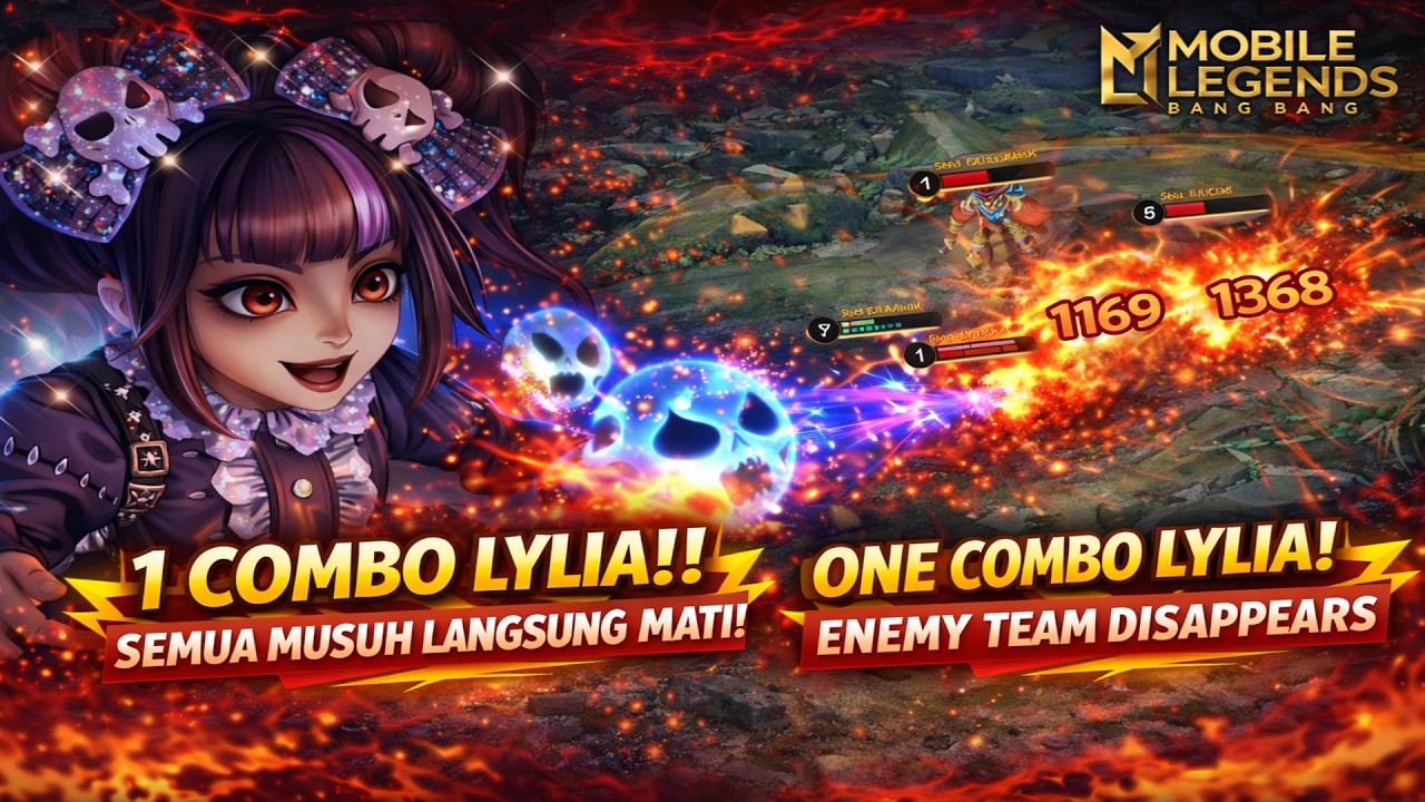 ENEMY TEAM GOT WIPED BY LYLIA EXPLOSION 💥 Mobile Legends Gameplay
