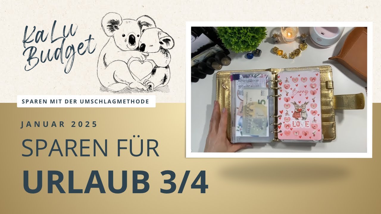 Sparen für Urlaub 2/4| Januar 2026 | Die ersten Umschläge werden gesammelt🥰 #umschlagmethode