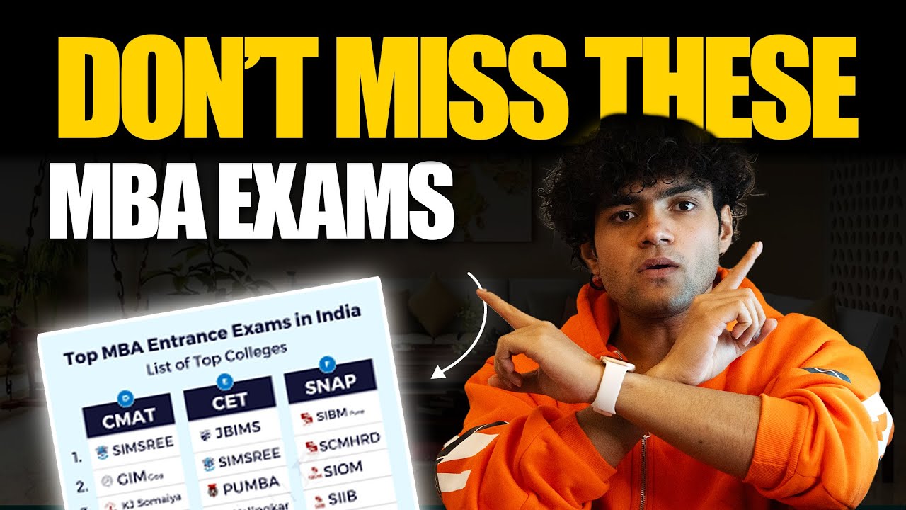 CAT VS XAT VS GMAT VS MHCET VS NMAT VS SNAP VS CMAT | Which Exams to attempt? | Top MBA Exams 2025