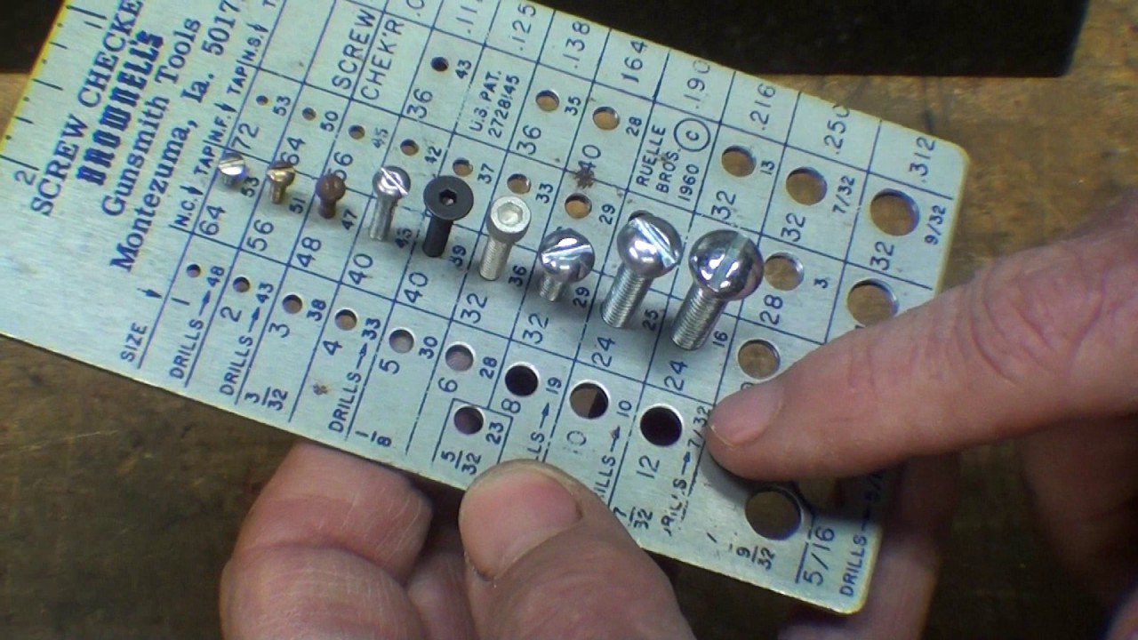 SHOP TIPS #381 Understanding Machine Screw Sizes tubalcain