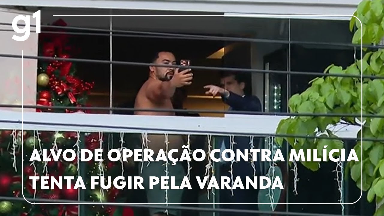 MPRJ mira mil&iacute;cia que atua na Baixada Fluminense; alvo tentou fugir pela varanda