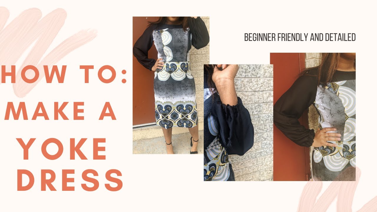 HOW TO MAKE A YOKE DRESS/PRINCESS DARTS - PART 1: PATTERN MAKING. BEGINNER FRIENDLY{DETAILED VIDEO}