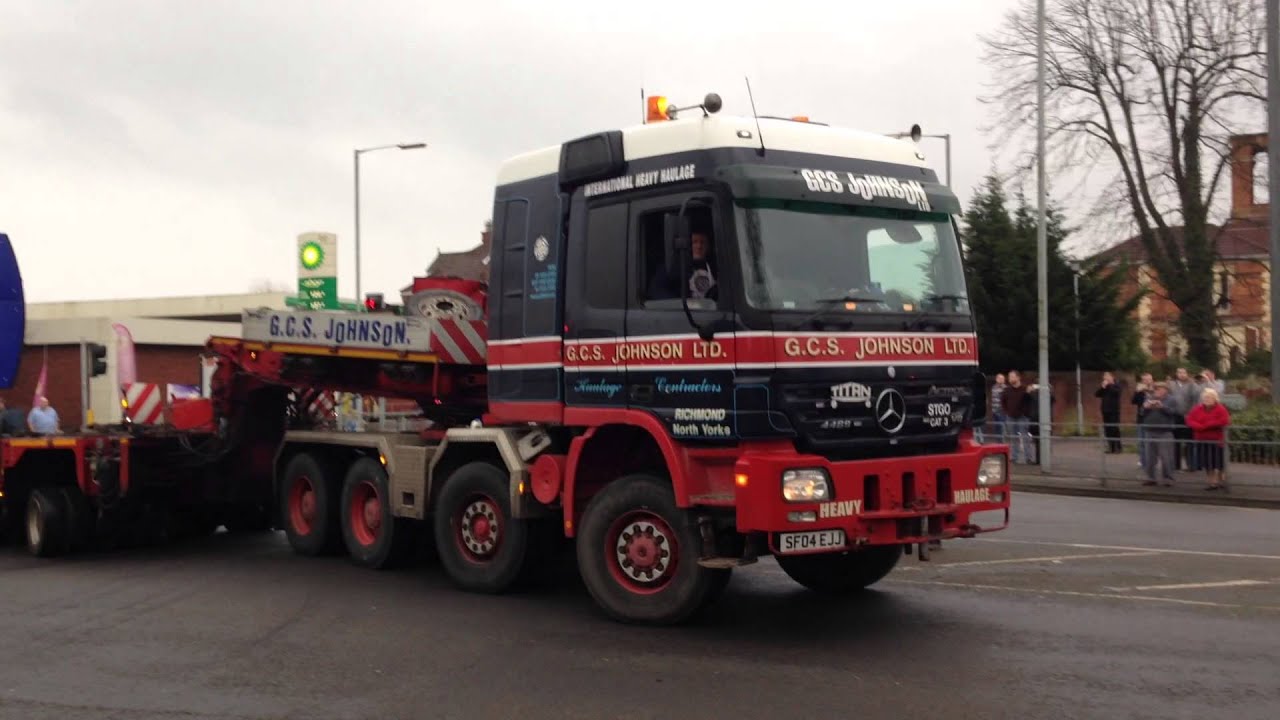 Boiler transport through Bridgwater GCS Johnson