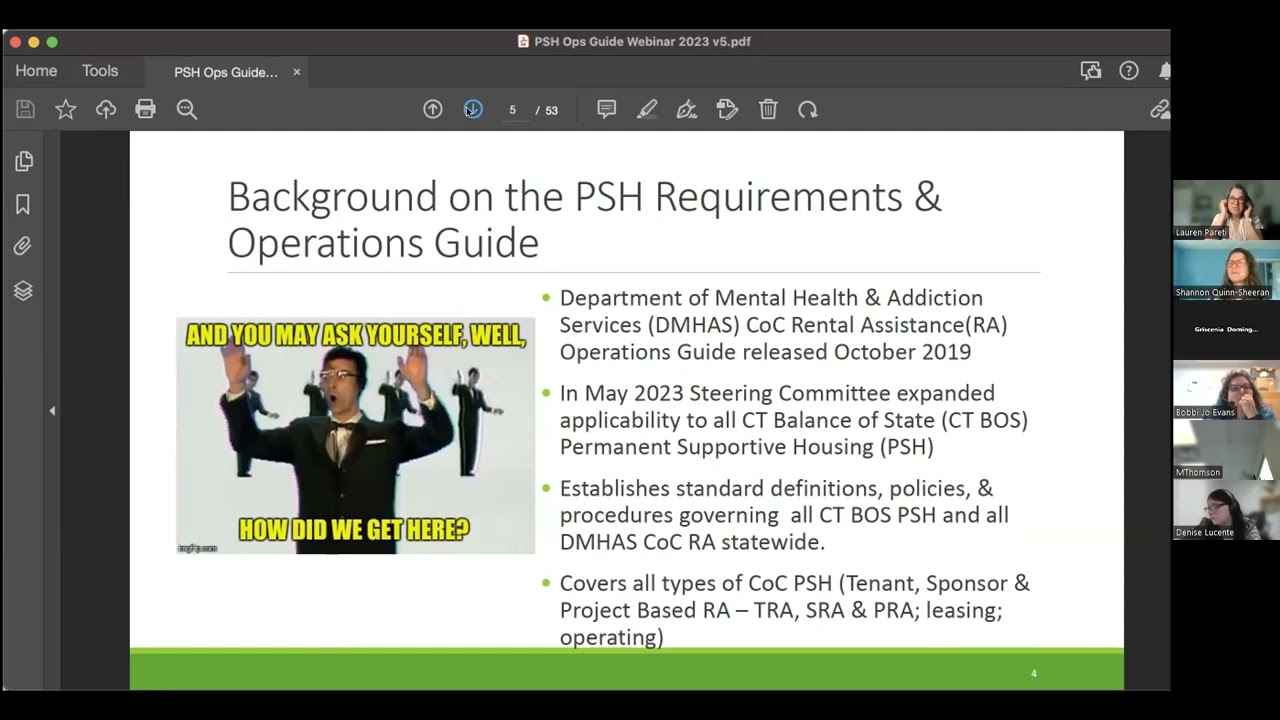 Permanent Supportive Housing Requirements and Operations Guide - 2023