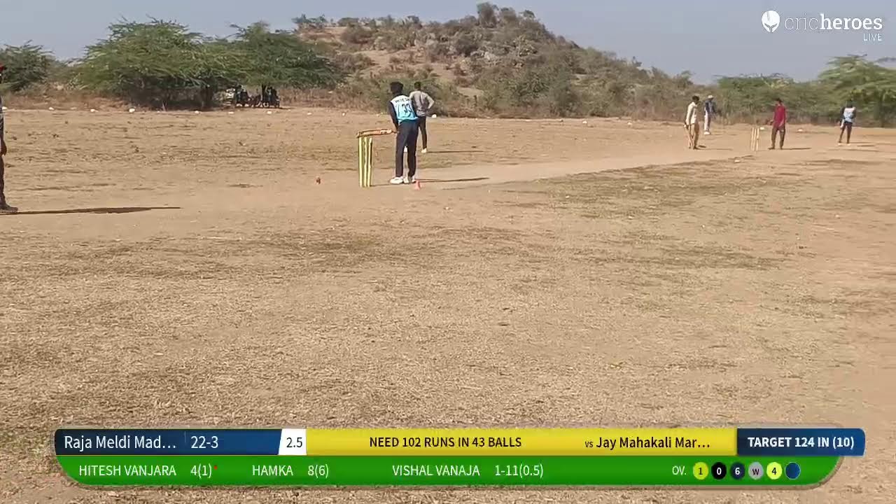 Jay Mahakali Marvad vs Raja Meldi Madhev live cricket match | SHREE NAGNESHWARI TENNIS CRICKET TOUR