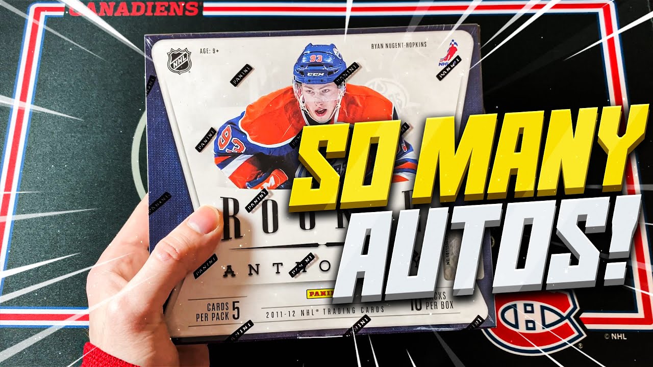 5 AUTOS? 2011-12 Panini Rookie Anthology Hockey Hobby Box Break