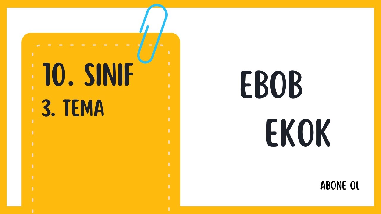 10. SINIF MATEMATİK 3. TEMA EBOB EKOK Yeni Maarif Model Konu Anlatımı 2026