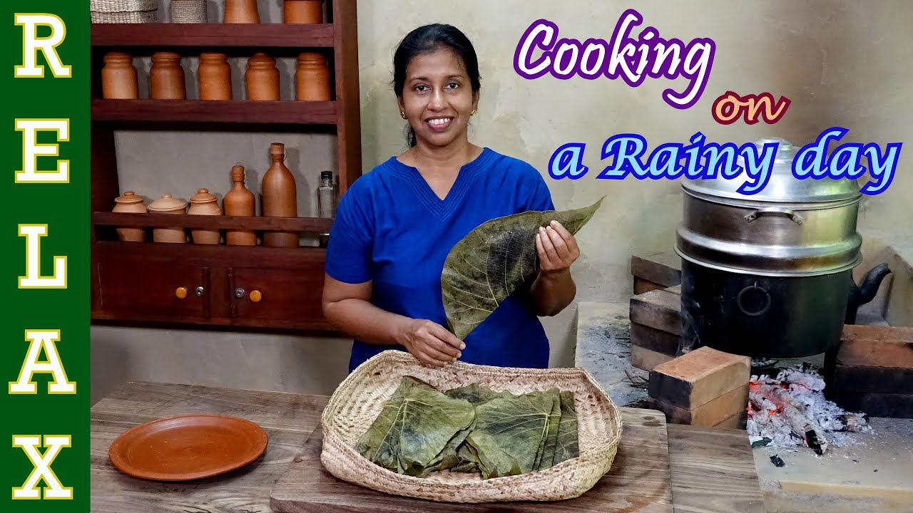 Cooking on a Rainy Day | Village Cooking Show with Rain Sounds | Traditional Teatime Sweet Recipe