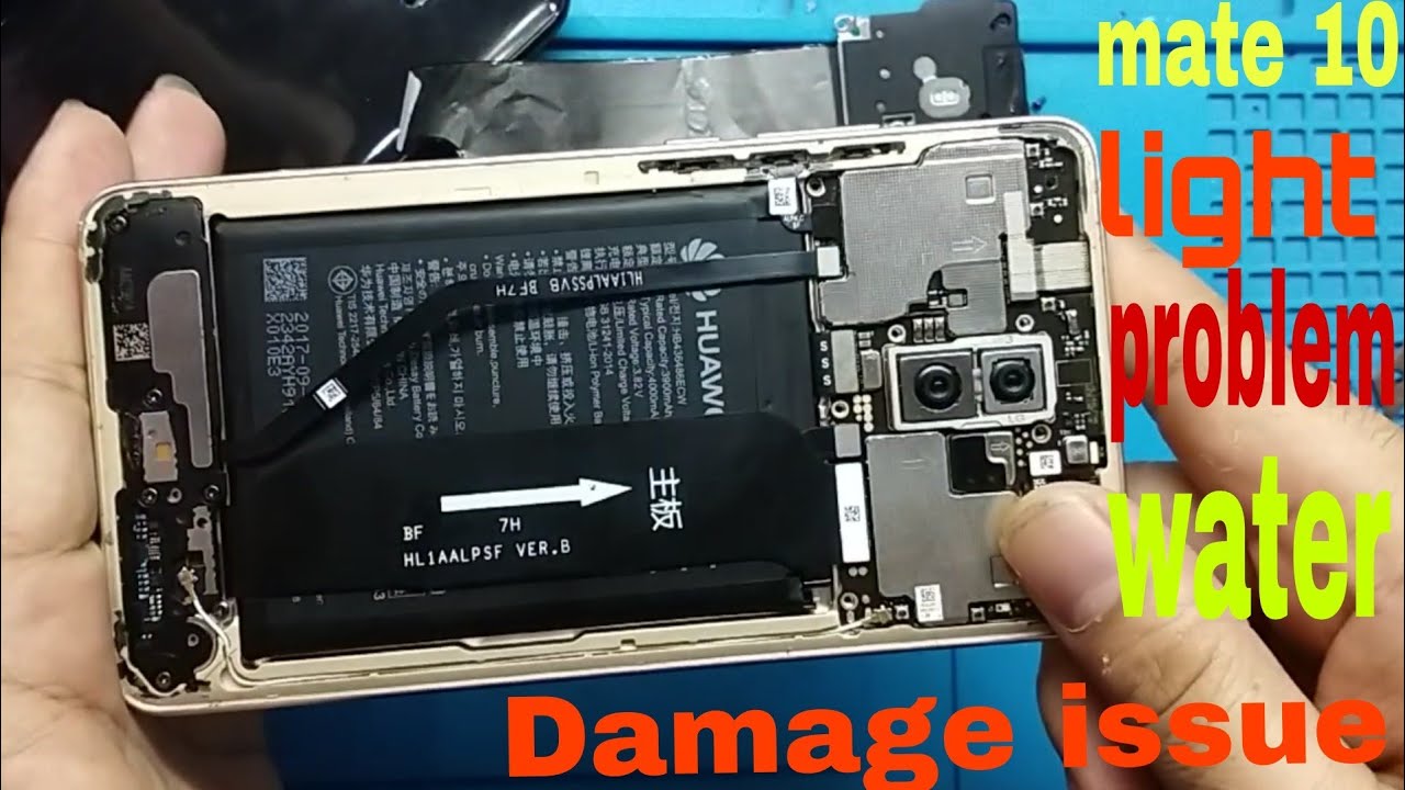 Huawei Mate 10 Display Light Problem/How  to fix mate 10 No Light on screen/Water Damage Issue/