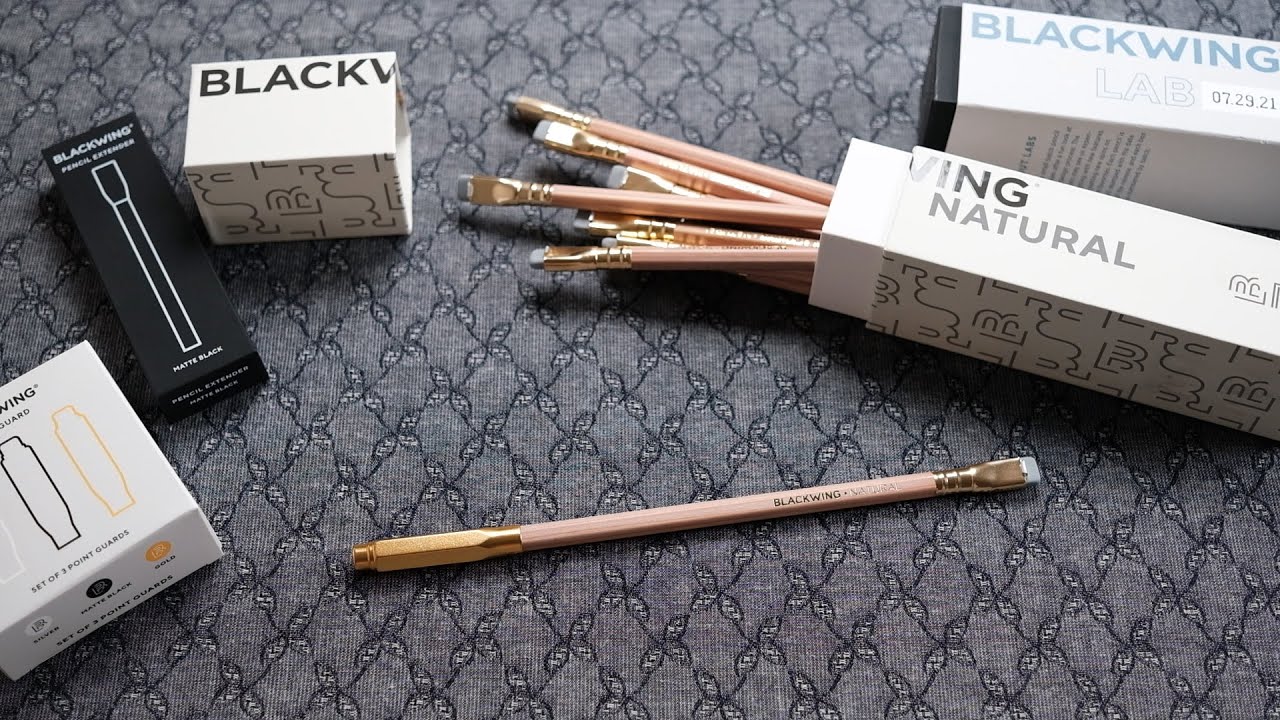 Обзор аксессуаров для карандашей Blackwing: удлинитель для карандаша, защитный колпачок для кончи...