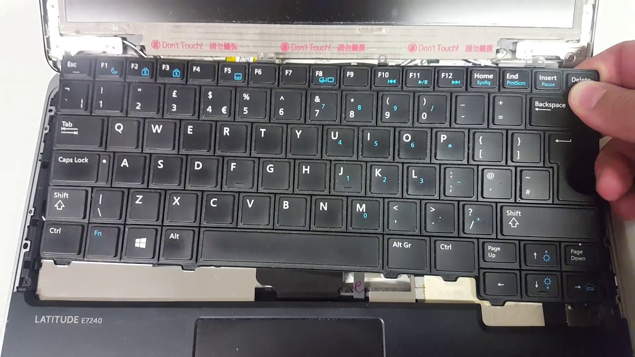 Dell E7240 Keyboard Replacment