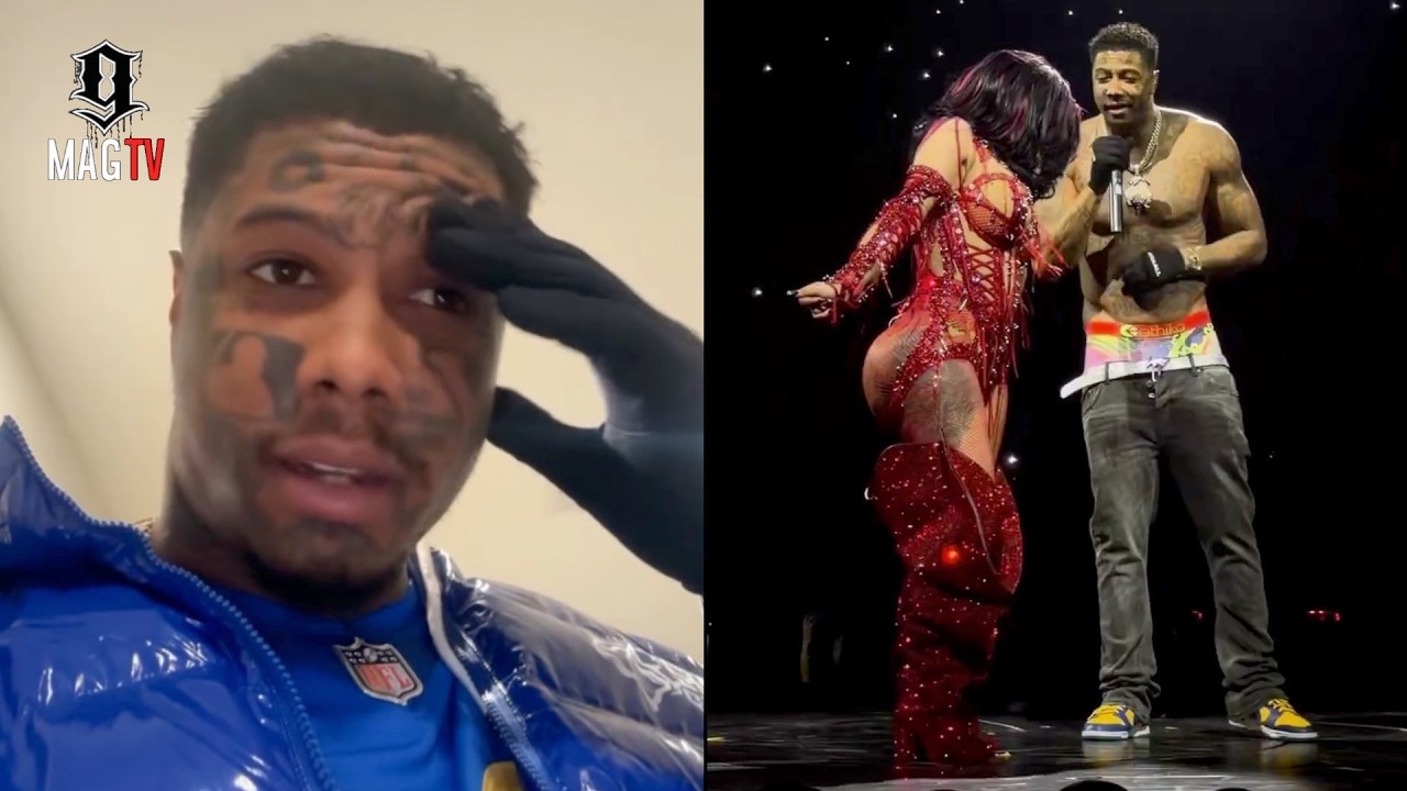 «Забыл песню»: Blueface очарован бататом Карди Би после выступления на её концерте! 🍑