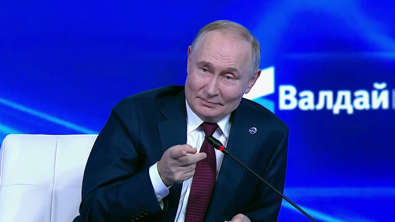 &laquo;Тяжко будет их похмелье&raquo;: Путин на Валдае ответил Западу цитатой Пушкина