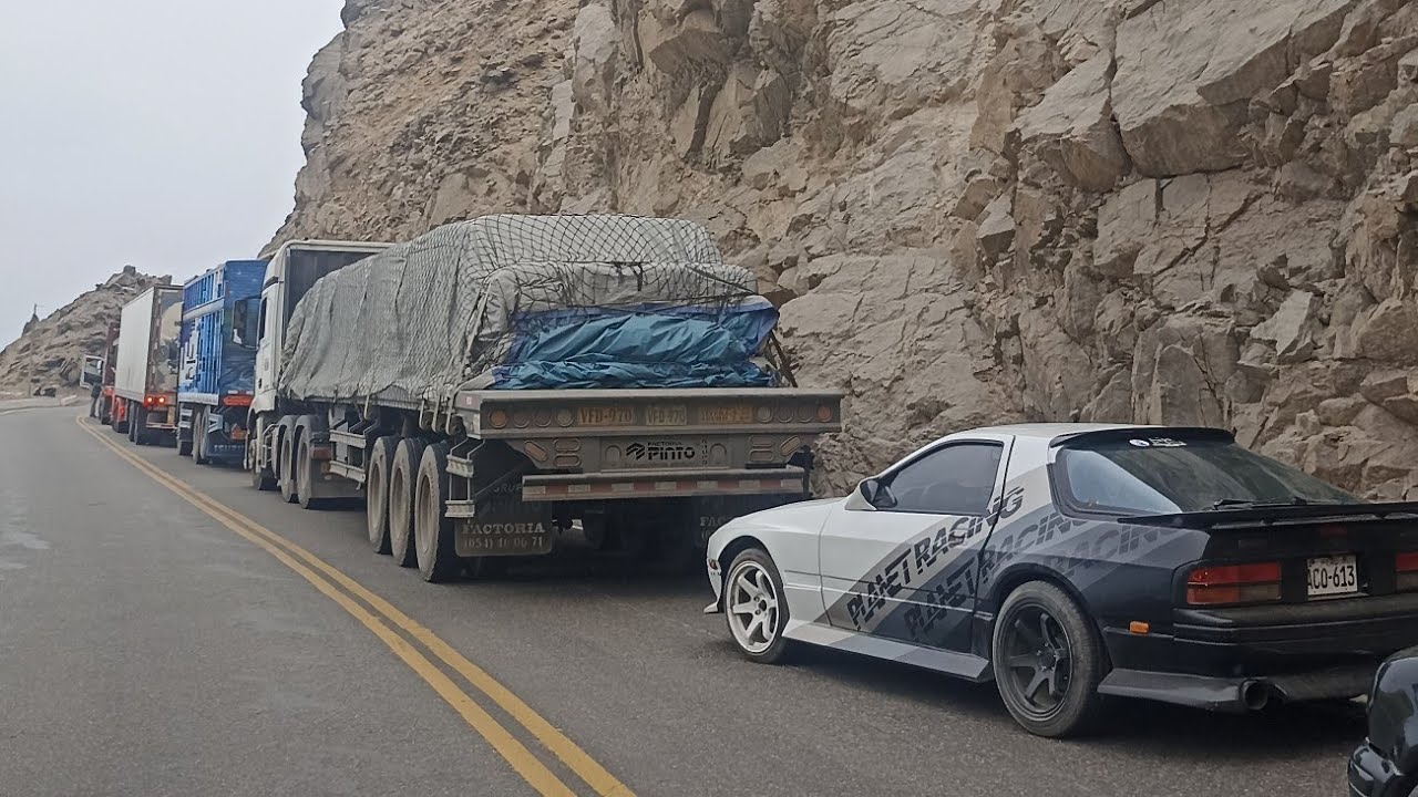 Viajando con un auto  clásico de 1986 1200km / Arequipa - Lima | Rx7 fc