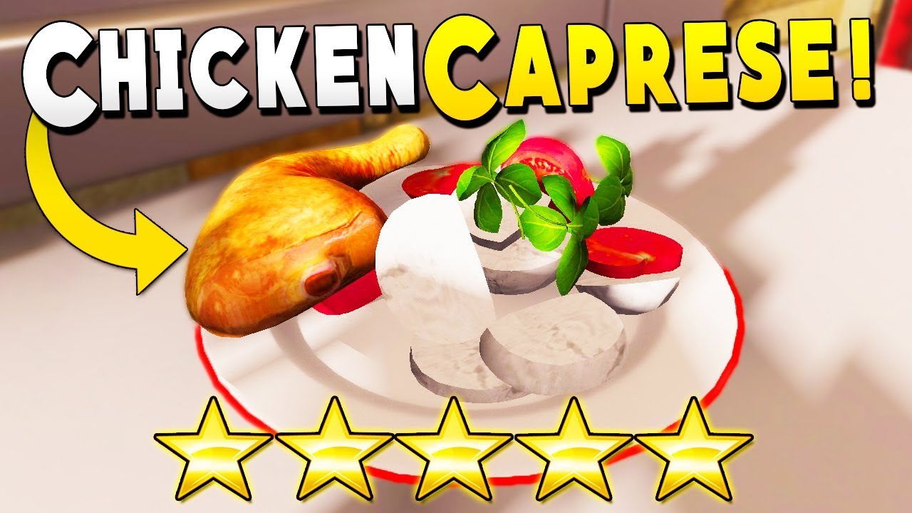 Chicken Caprese & Kitchen Decor Put Us Over the Top : Cooking Simulator Gameplay