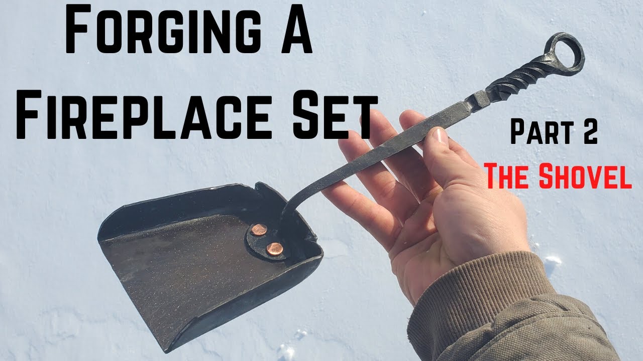 Blacksmith Forging the Perfect Fireplace Shovel