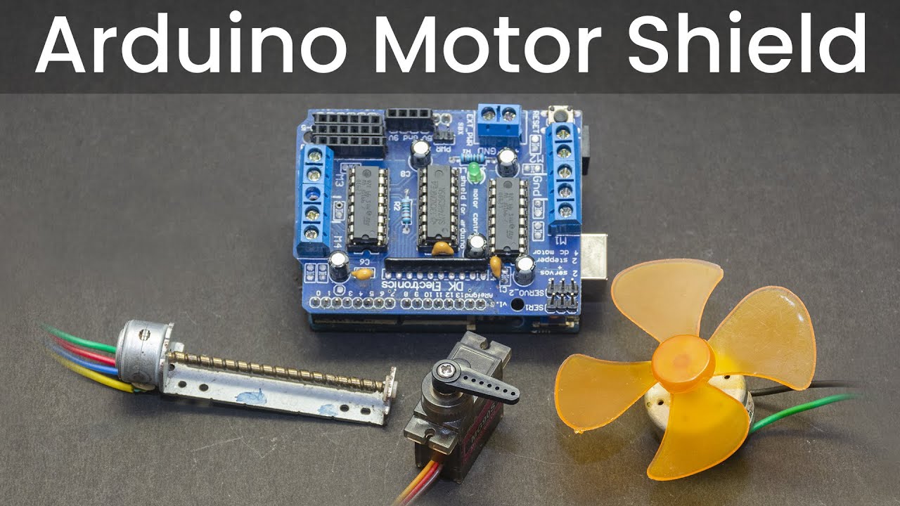 Объяснение Arduino Motor Shield