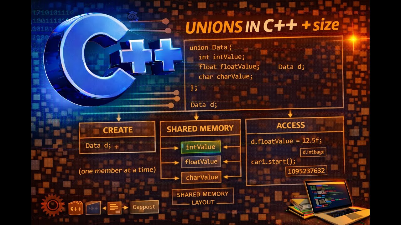 Podcast - C++ Union data structure