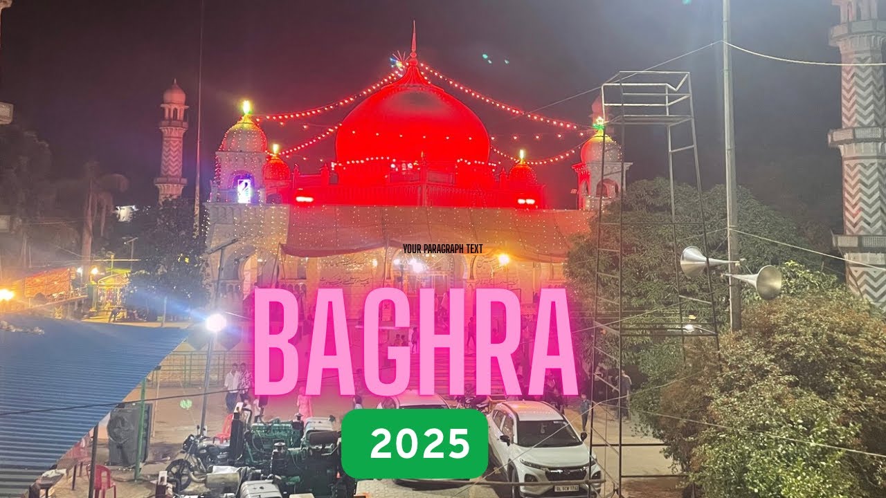 Salana Majlis Dargah babul hawaij Hazrat Abbas 15-18 May 2025 Day 1, Baghra Muzaffarnagar