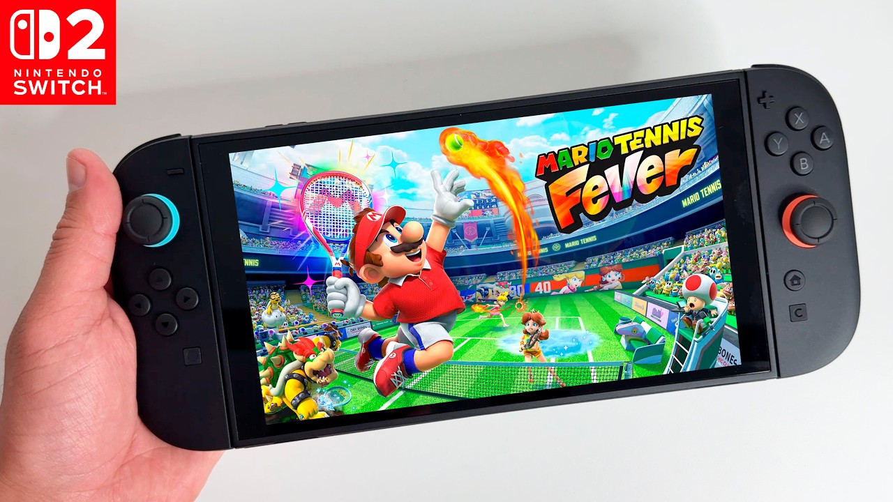 Mario Tennis Fever on Nintendo Switch 2 Gameplay
