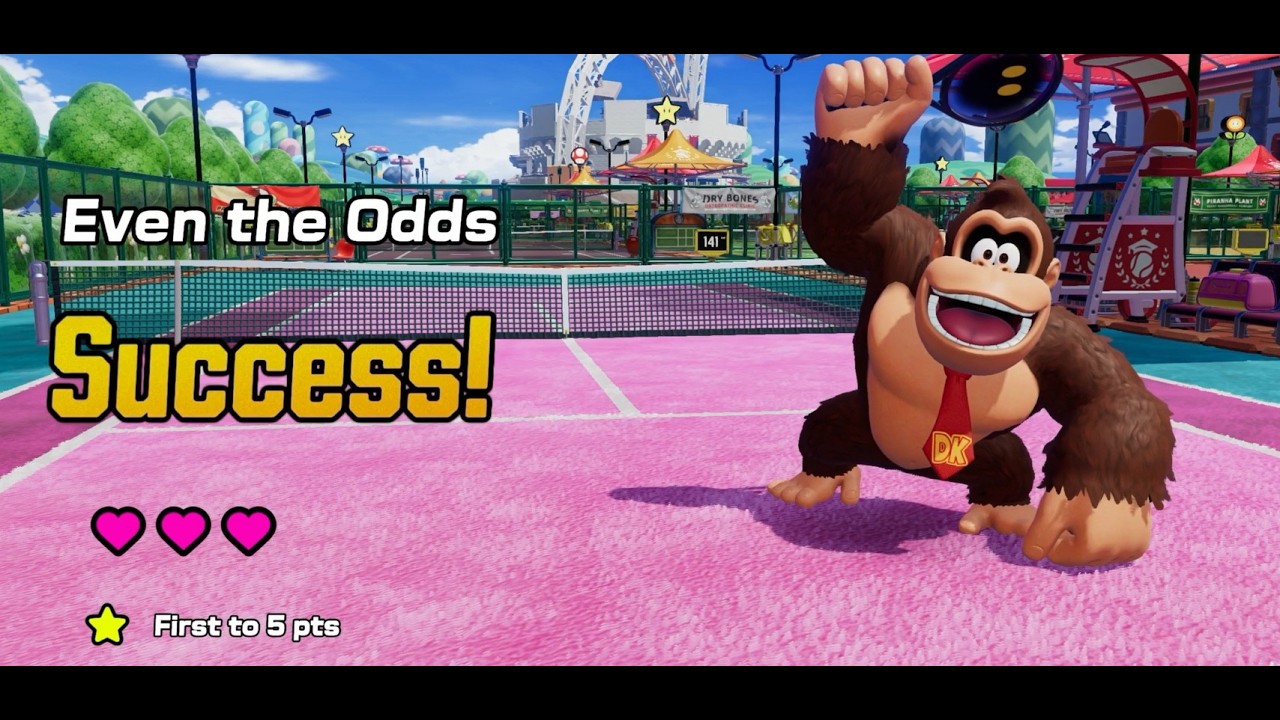 Mario Tennis Fever – Tower of Growth Challenge!
