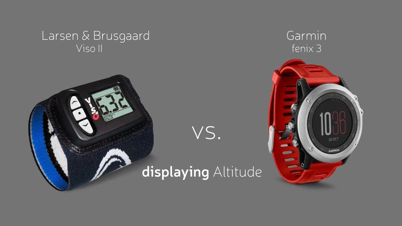 VISO II vs fenix 3 (Altitude displaying) Skydiving