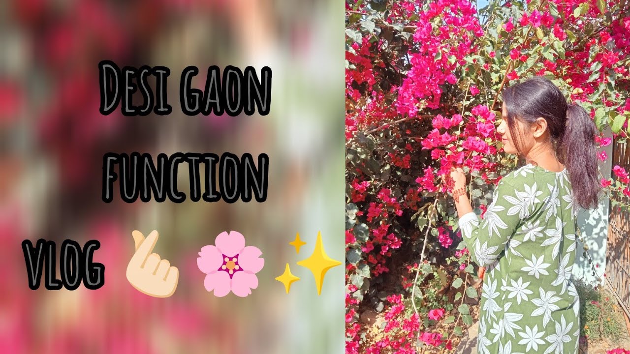 Family function in gaon and full of fun 😊😜