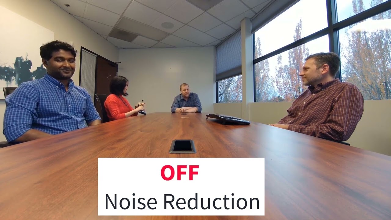 Product Demo Parl&eacute; Conferencing Bar Noise Reduction (Biamp VBC 2500)