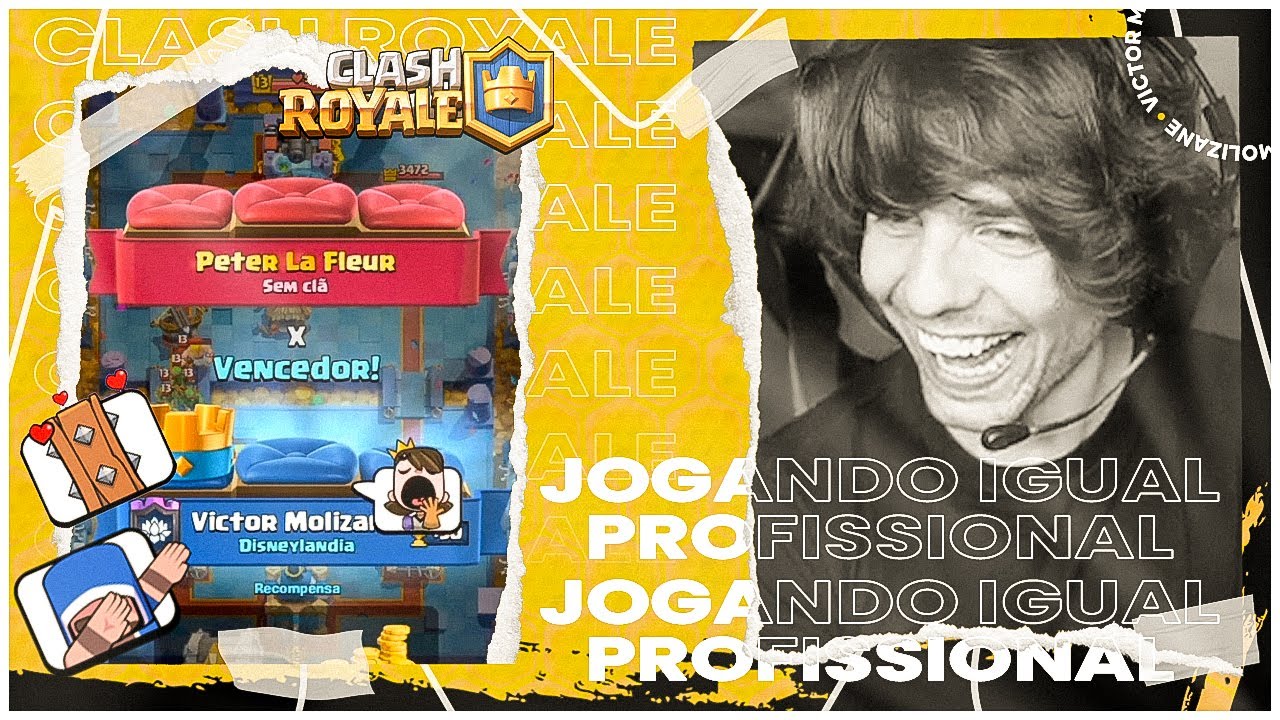 PRO PLAYER DE LOG BAIT - Clash Royale