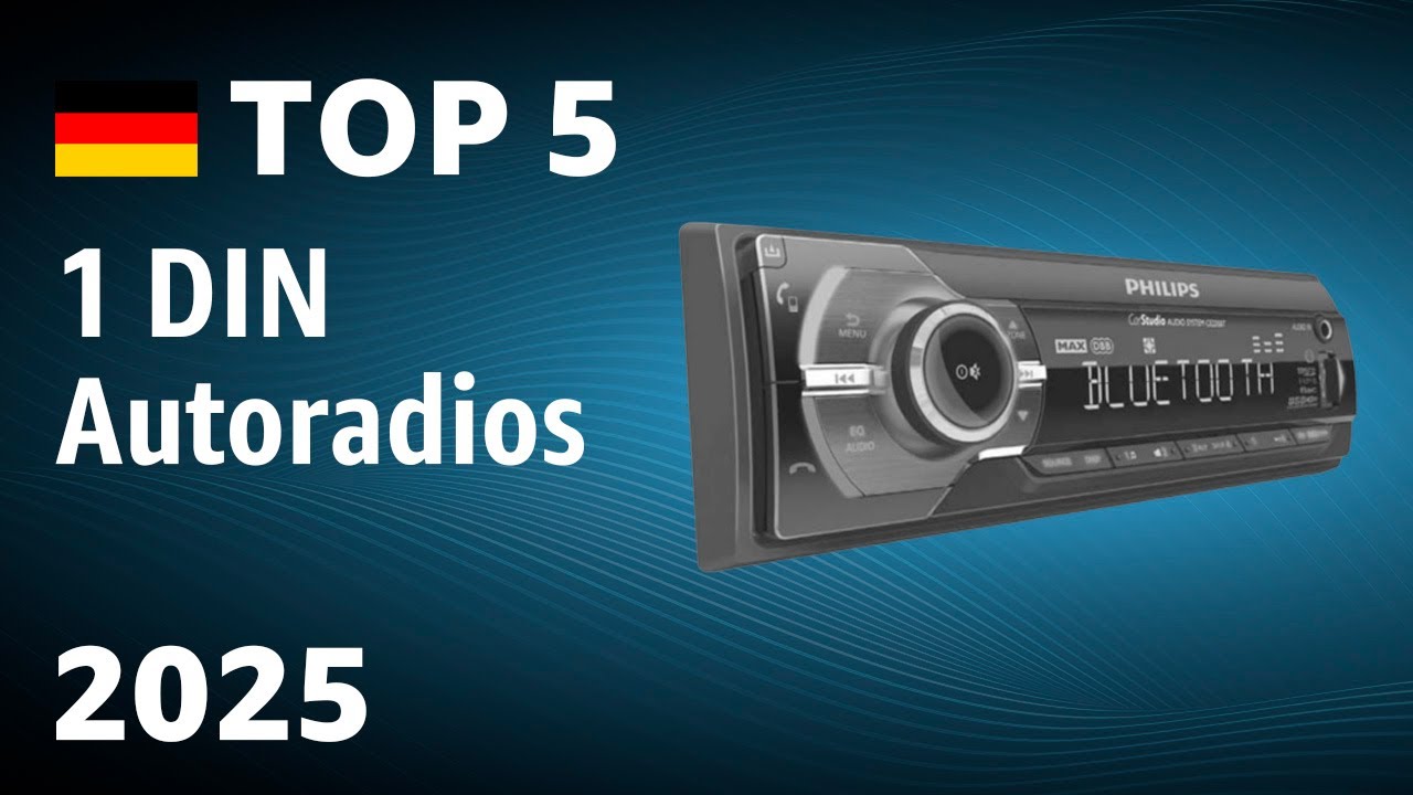 TOP&mdash;5. Beste 1 DIN Autoradios (Bluetooth, DAB+, CD, USB). Test & Vergleich 2025
