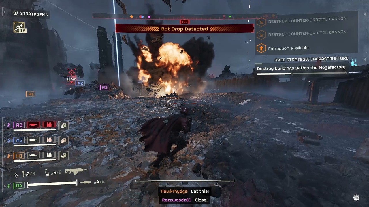 Helldivers 2 on PC - Cyberstan, Two Mission on Super Helldive