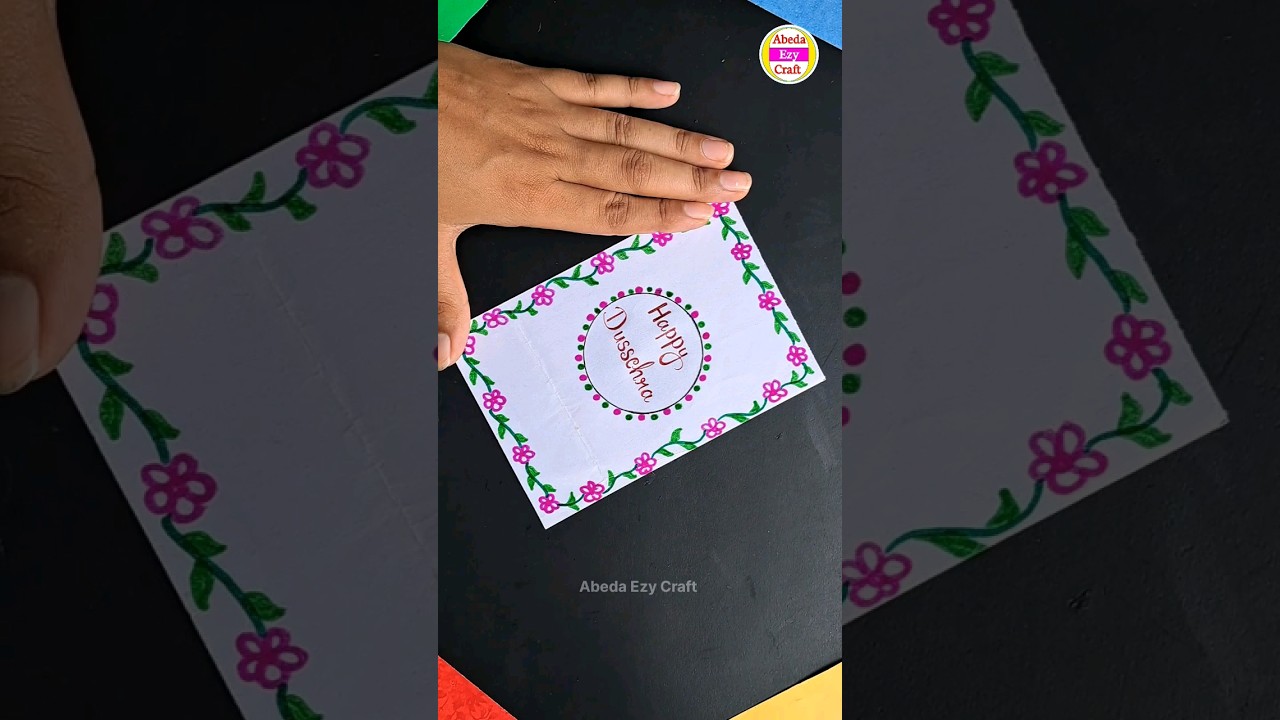 Dussehra Card | Dussehra Greeting Card | #shorts #youtubeshorts #viral