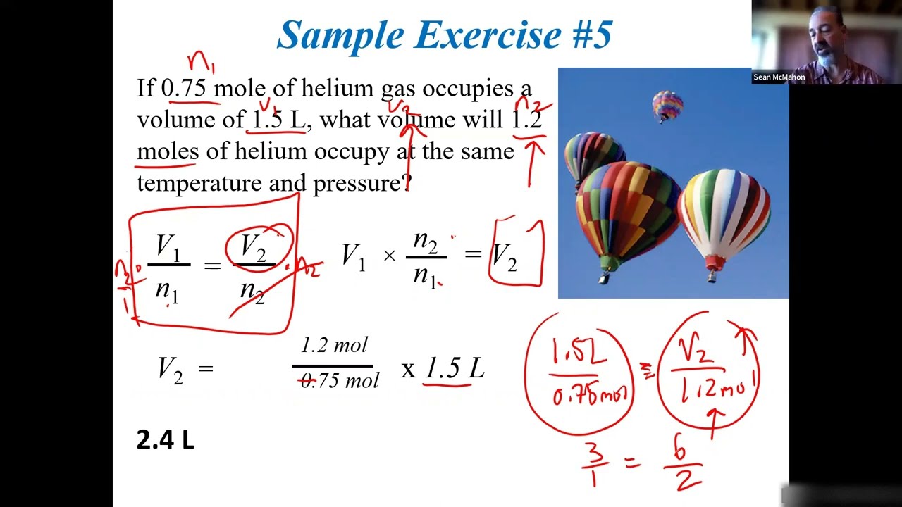 Chapter 8: Lecture 2 - Ideal Gas Law & Derivations