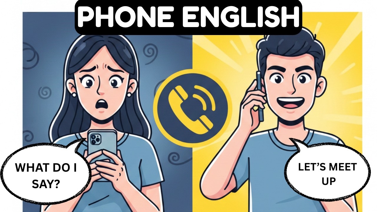 How to Speak English on the Phone Confidently. Everyday Phone English (Beginner to Intermediate)