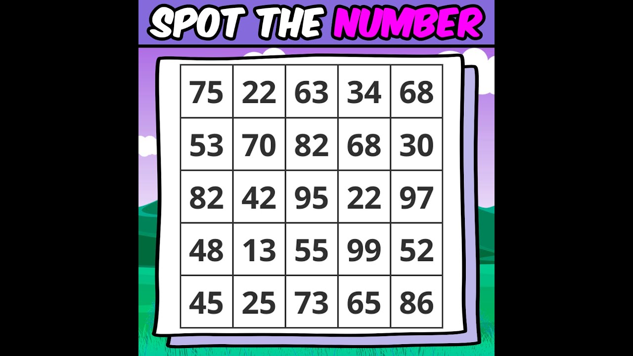 Number Search. 80% of Over 60s Can't Solve It! #529 『Find the Same Number』